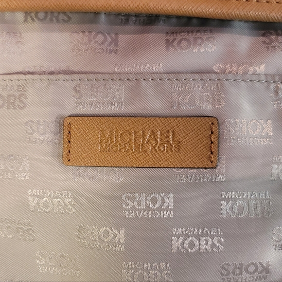 Michael Kors Sady Brown Top Zip Tote Bag - Picture 9 of 14
